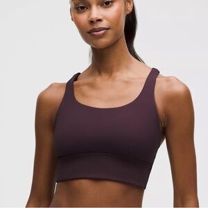 Lululemon Athletics Red Merlot Sports Bra